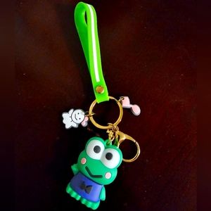 Sanrio Keroppi Frog Keychain NWOT